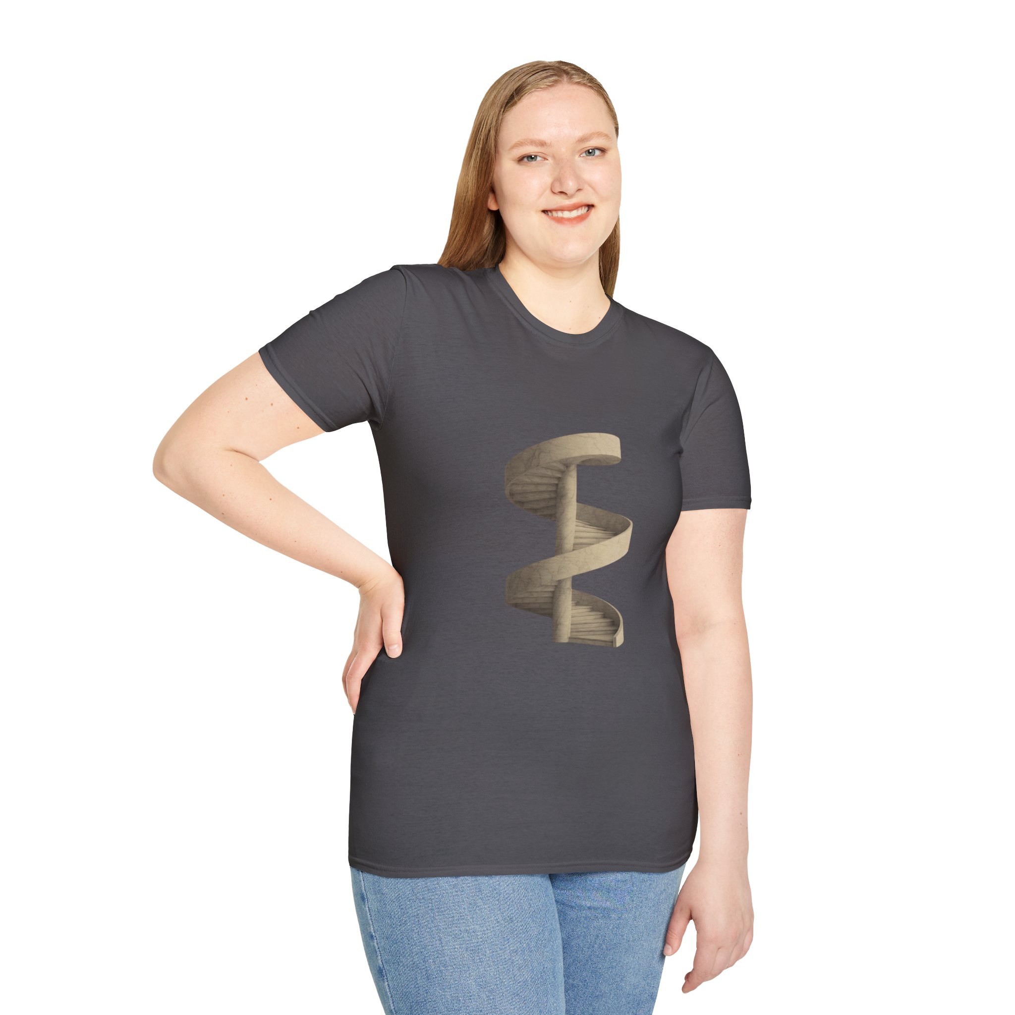 Spiral Stairs Unisex Tee - Image 3