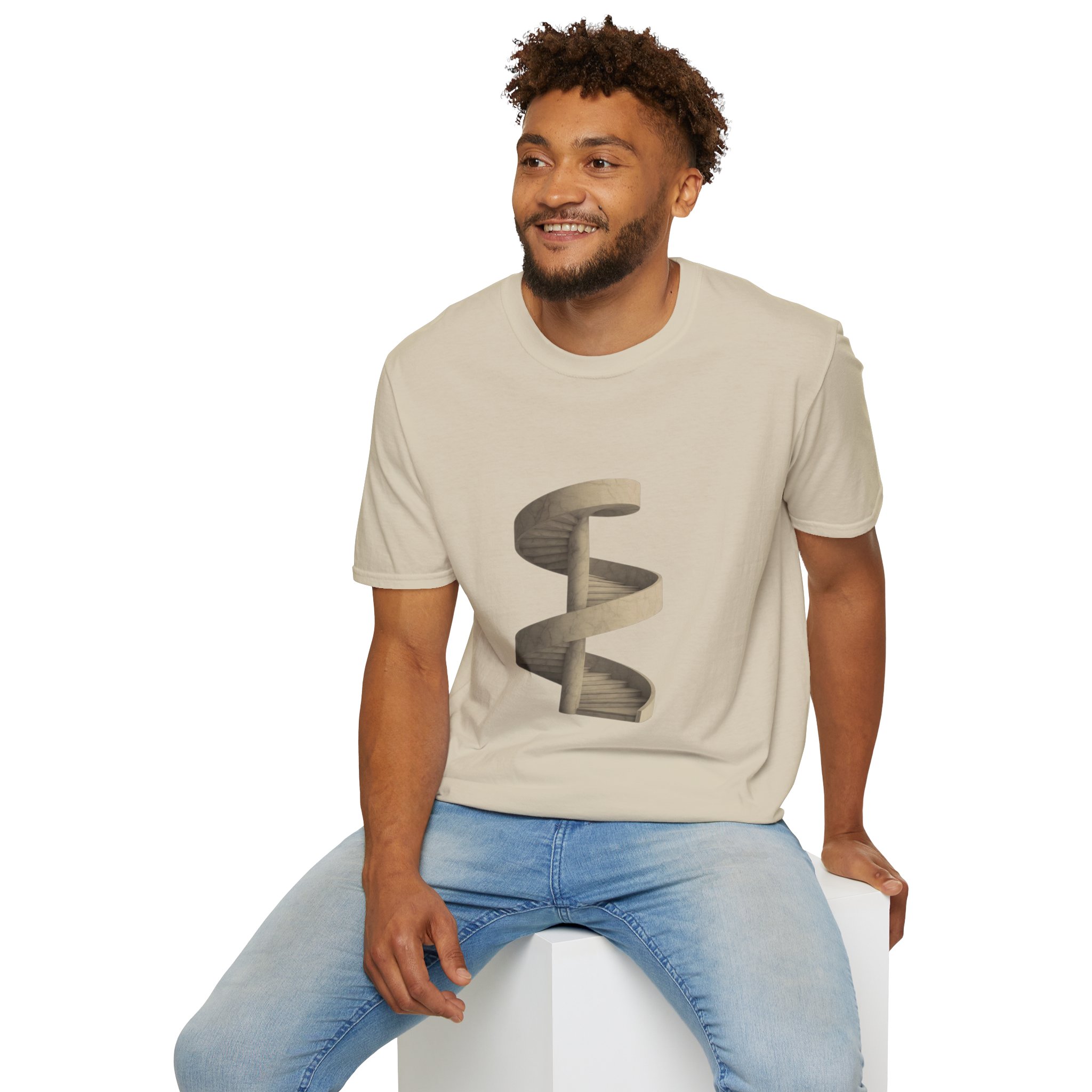Spiral Stairs Unisex Tee - Image 11