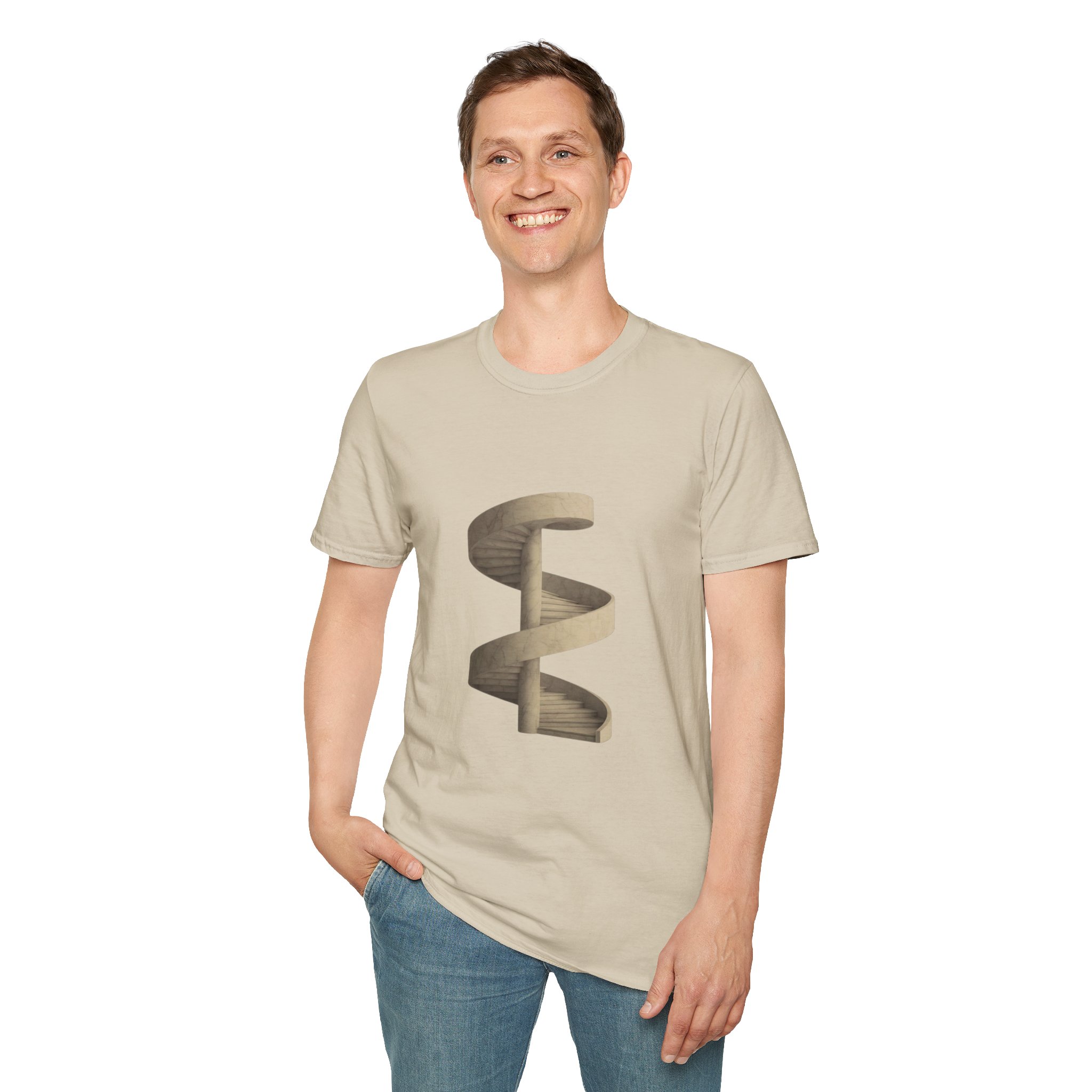 Spiral Stairs Unisex Tee - Image 10