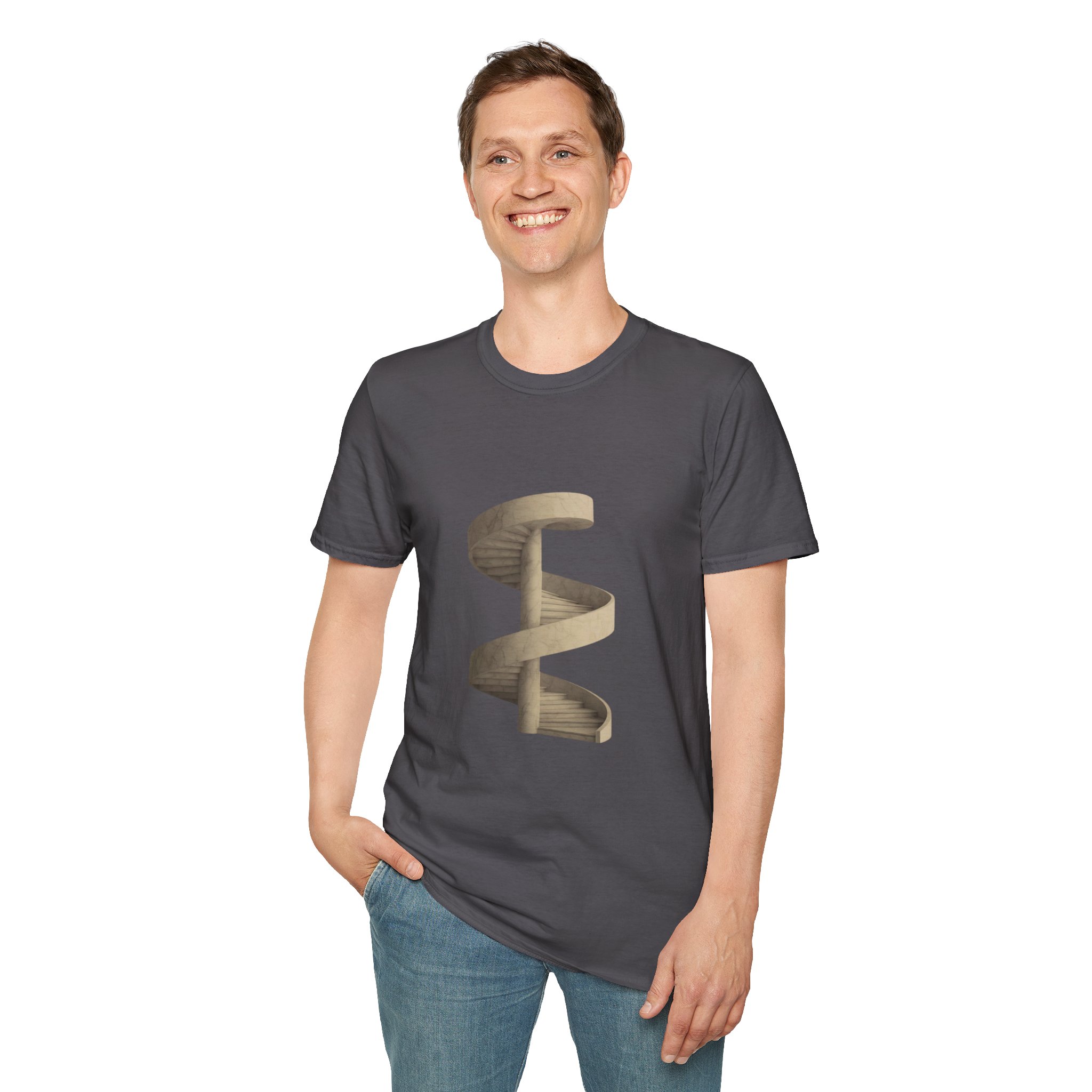Spiral Stairs Unisex Tee - Image 5